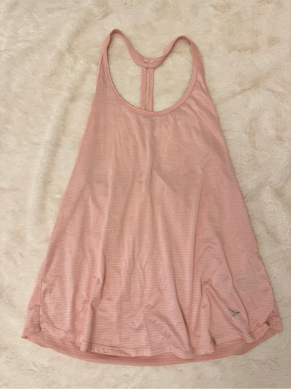 Old Navy Women's Pink Athletic Racerback Tank Top